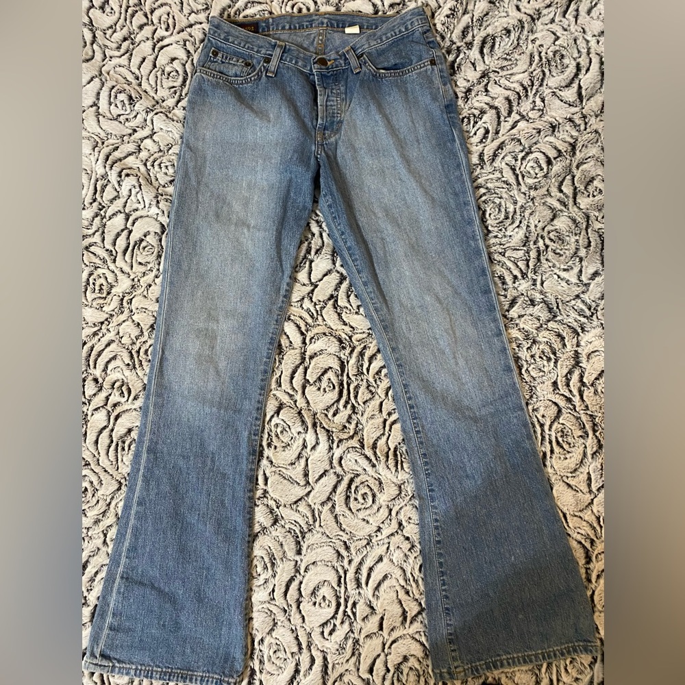 Abercrombie & Fitch Men’s 1892 Vintage 5 Pocket Button Fly Flare Jean Size 28/32